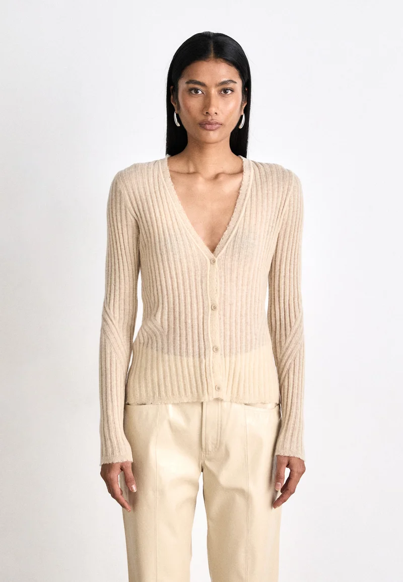 Hottest New Styles BOSS FOOPER - Cardigan open beige Clothing Knitwear & Cardigans Cardigans