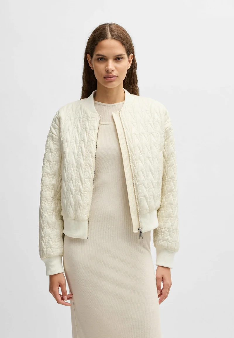 UK official online shop BOSS PIKOMBA - Bomber Jacket natural eighteen Clothing Jackets & Blazers Bomber Jackets