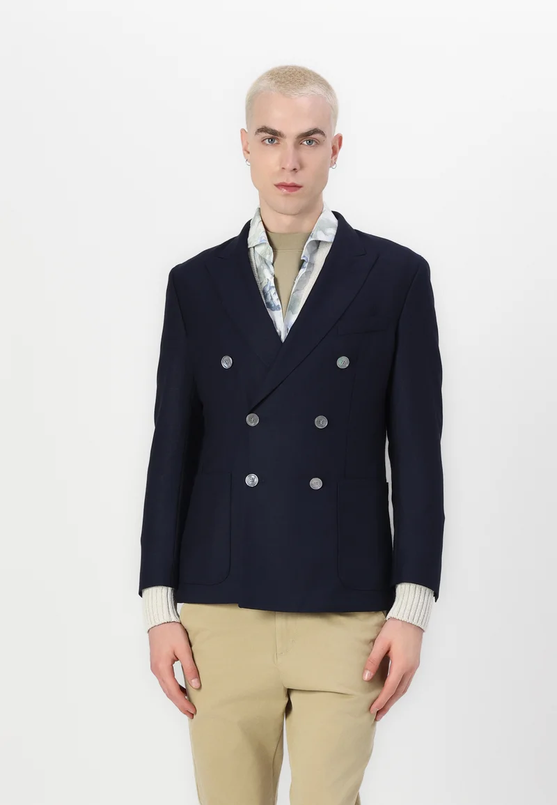 Fast Worldwide Delivery BOSS Blazer jacket - dark blue Clothing Suits & Tailoring Blazer jackets