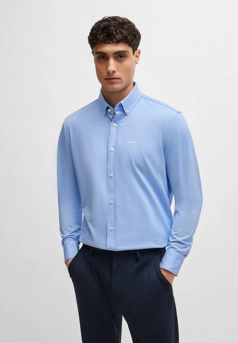 100% Genuine BOSS JOE - Shirt light pastel blue Clothing Shirts Casual Shirts