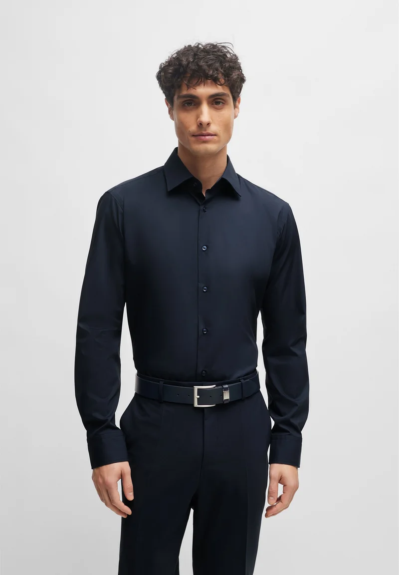Online Retailer BOSS JOE KENT - Formal shirt dark blue Clothing Shirts Business Shirts