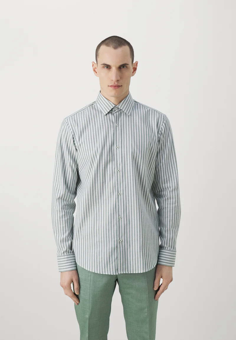 luxuriant in design BOSS JOE KENT - Shirt open green Clothing Sale Shirts Business Shirts