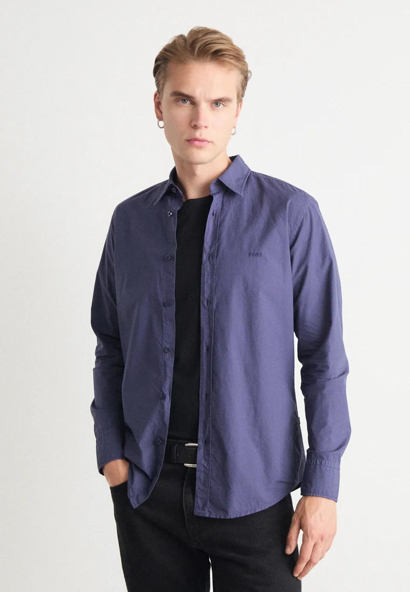 huge inventory BOSS RELEGANT - Formal shirt navy Clothing Shirts Casual Shirts