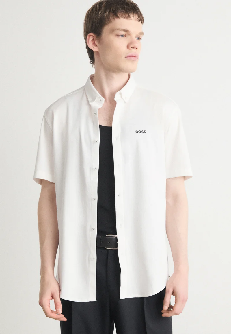 UK Discount Online Sale BOSS MOTION - Shirt white  Clothing Sale Shirts Business Shirts