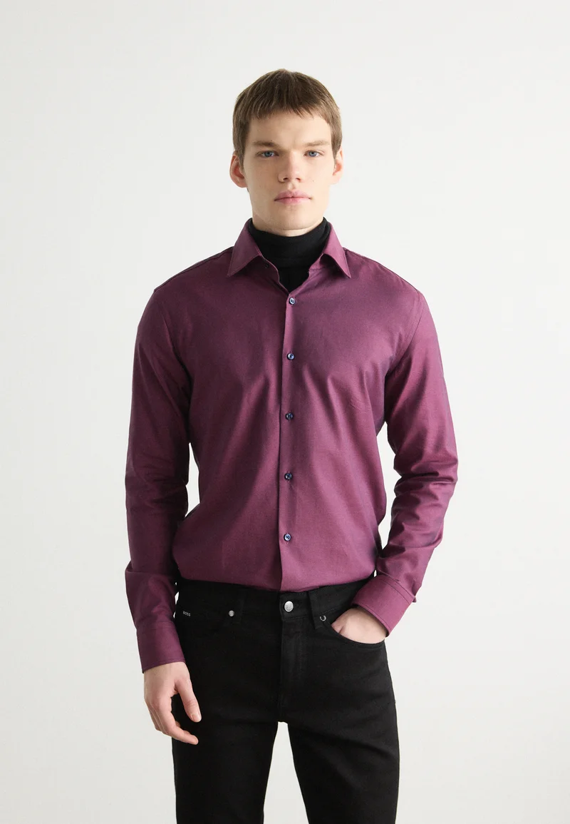 super quality BOSS HANK KENT - Shirt bright purple Clothing Shirts Casual Shirts