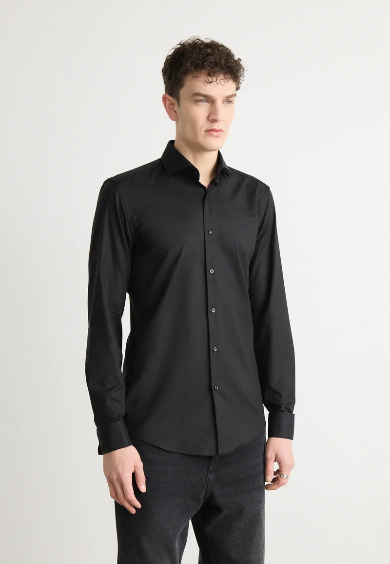 wholesale dealer BOSS HANK SPREAD - Shirt black Clothing Sale Shirts Business Shirts