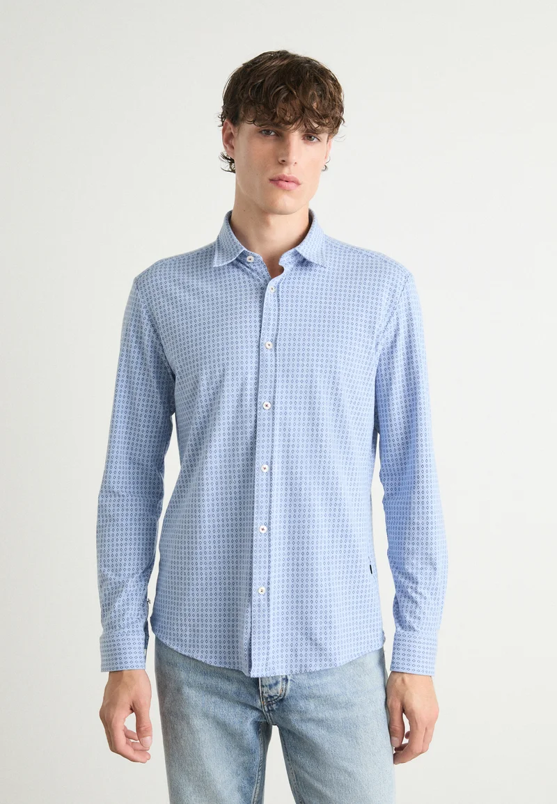 reliable reputation BOSS ROAN KENT - Shirt open blue Clothing Sale Shirts Business Shirts