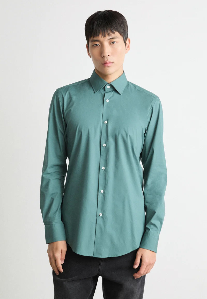 Exclusive Deals BOSS HANK KENT - Formal shirt open green Clothing Shirts Business Shirts