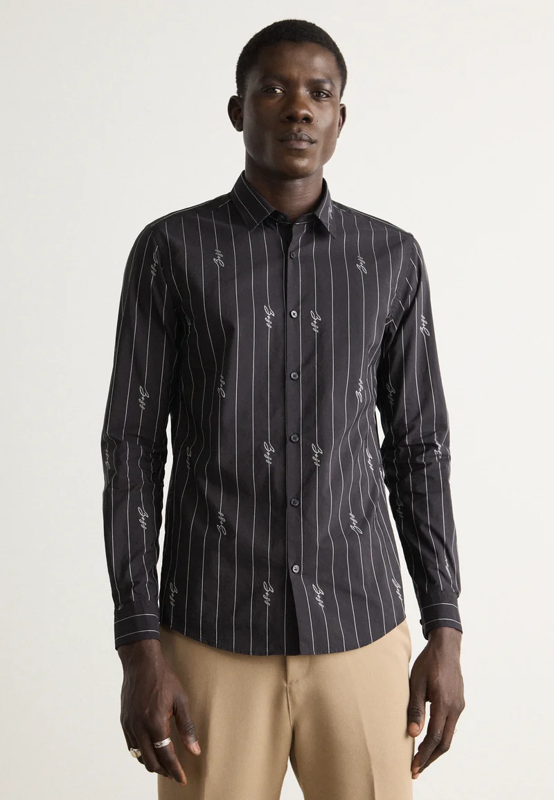 timeless BOSS ROAN KENT - Shirt black Clothing Shirts Casual Shirts