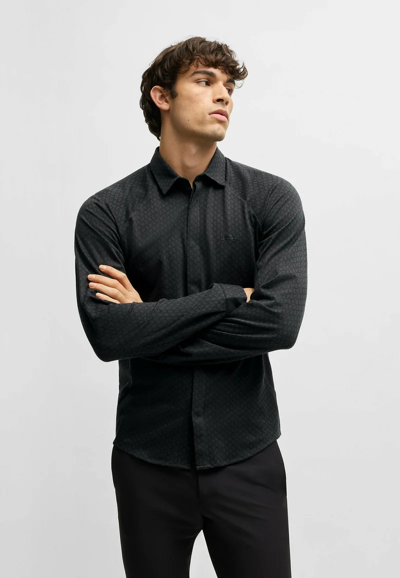 amazing selection BOSS EXCURSE - Shirt dark blue fifteen Clothing Shirts Casual Shirts