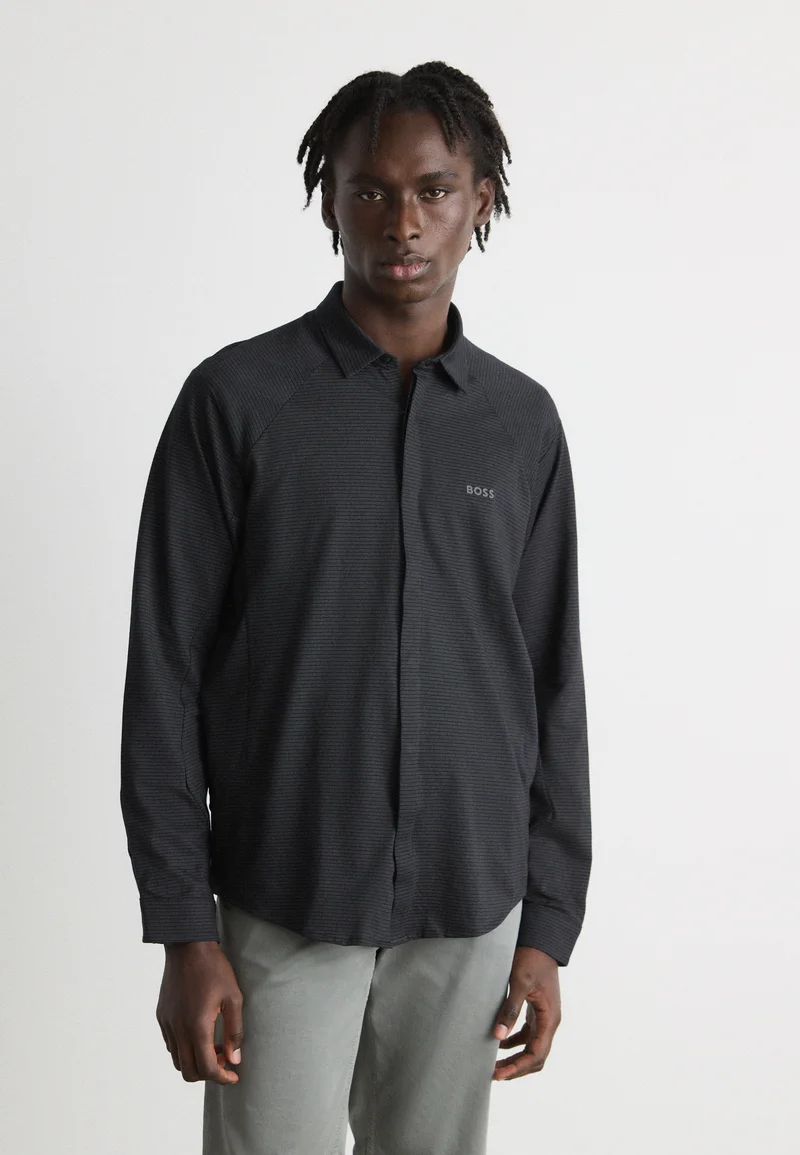 high quality guarantee BOSS EXCURSE - Shirt black Clothing Shirts Casual Shirts