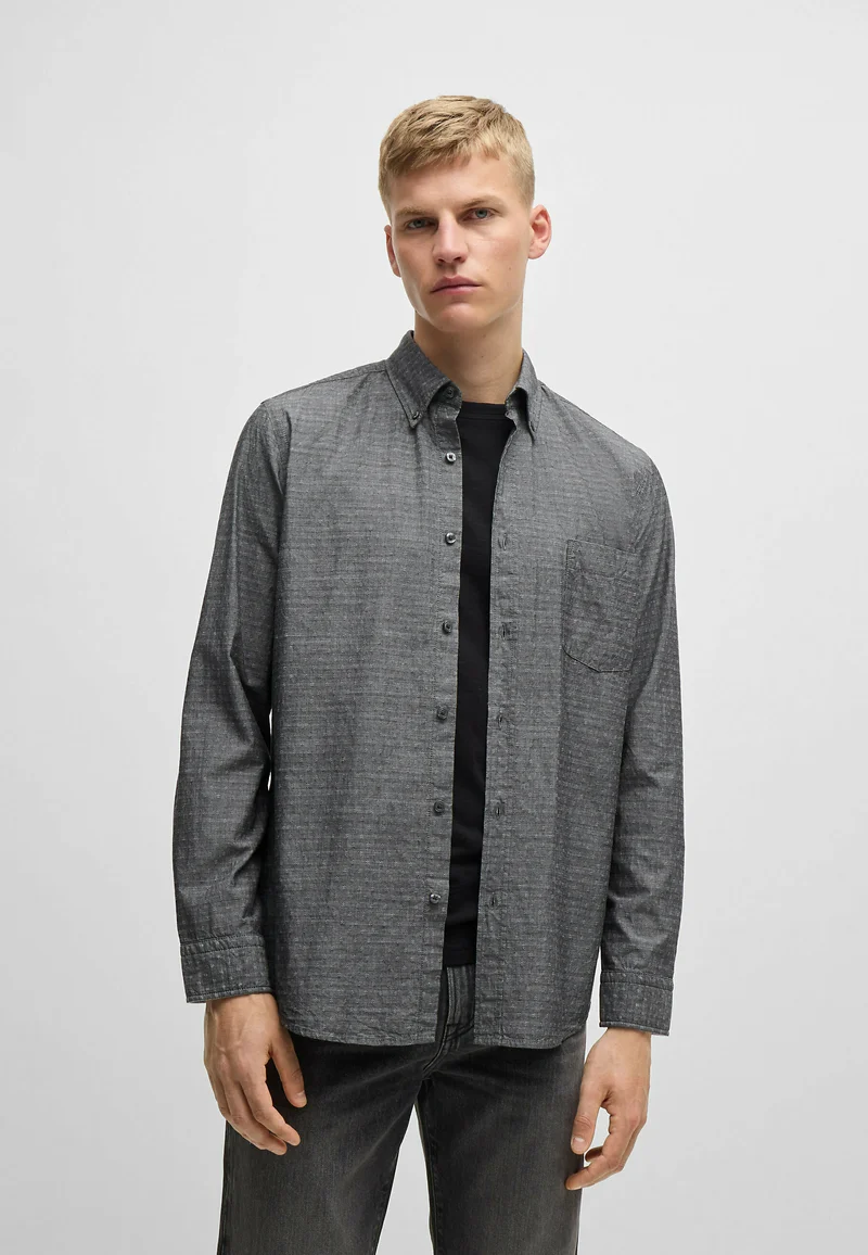 luxuriant in design BOSS RICKERT  - Shirt black one Clothing Sale Shirts Business Shirts