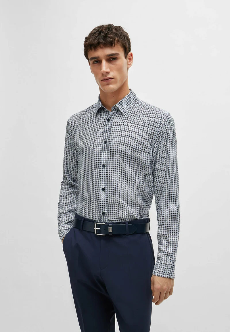 Cheap BOSS LIAM-KENT - Shirt open blue thirty Clothing Sale Shirts Business Shirts