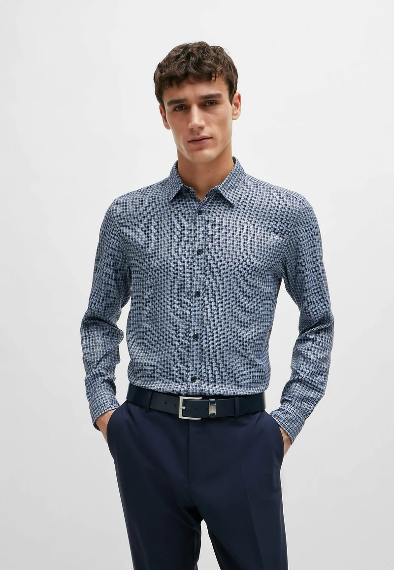 various styles BOSS LIAM-KENT - Shirt dark blue twelve Clothing Sale Shirts Business Shirts