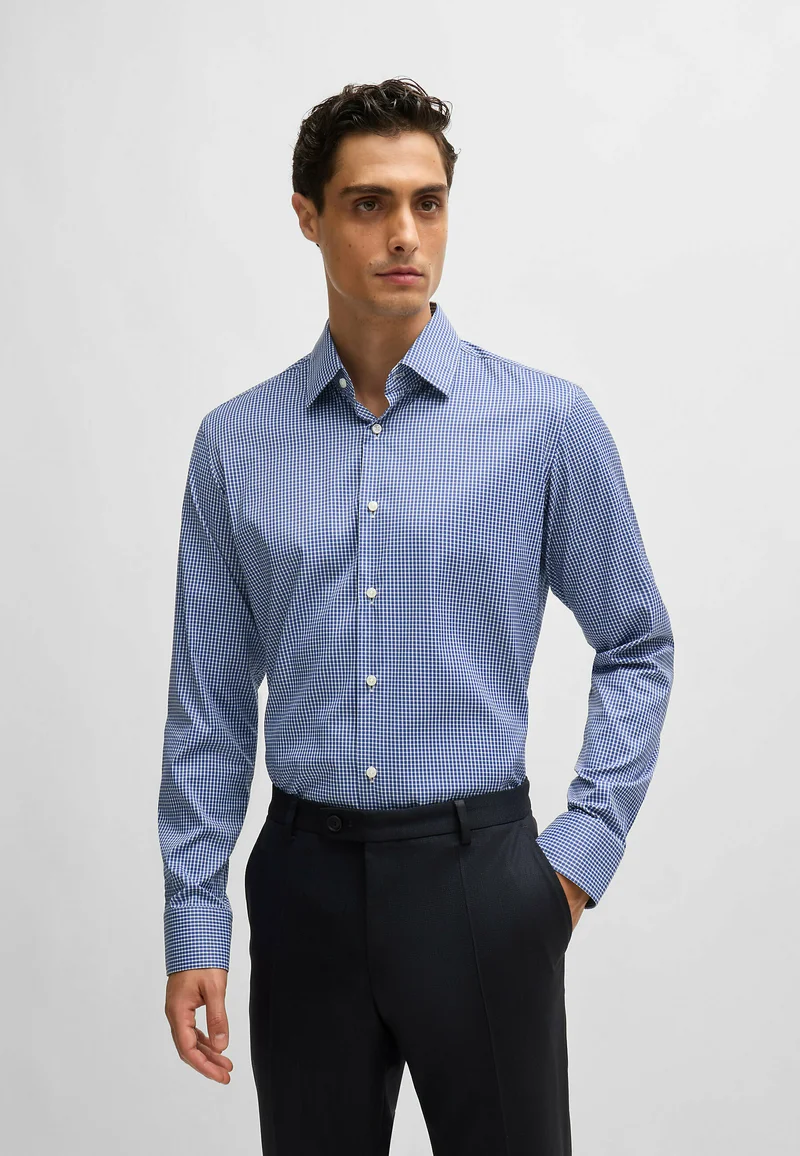 Classic Styles BOSS Shirt - blue fourteen Clothing Sale Shirts Business Shirts