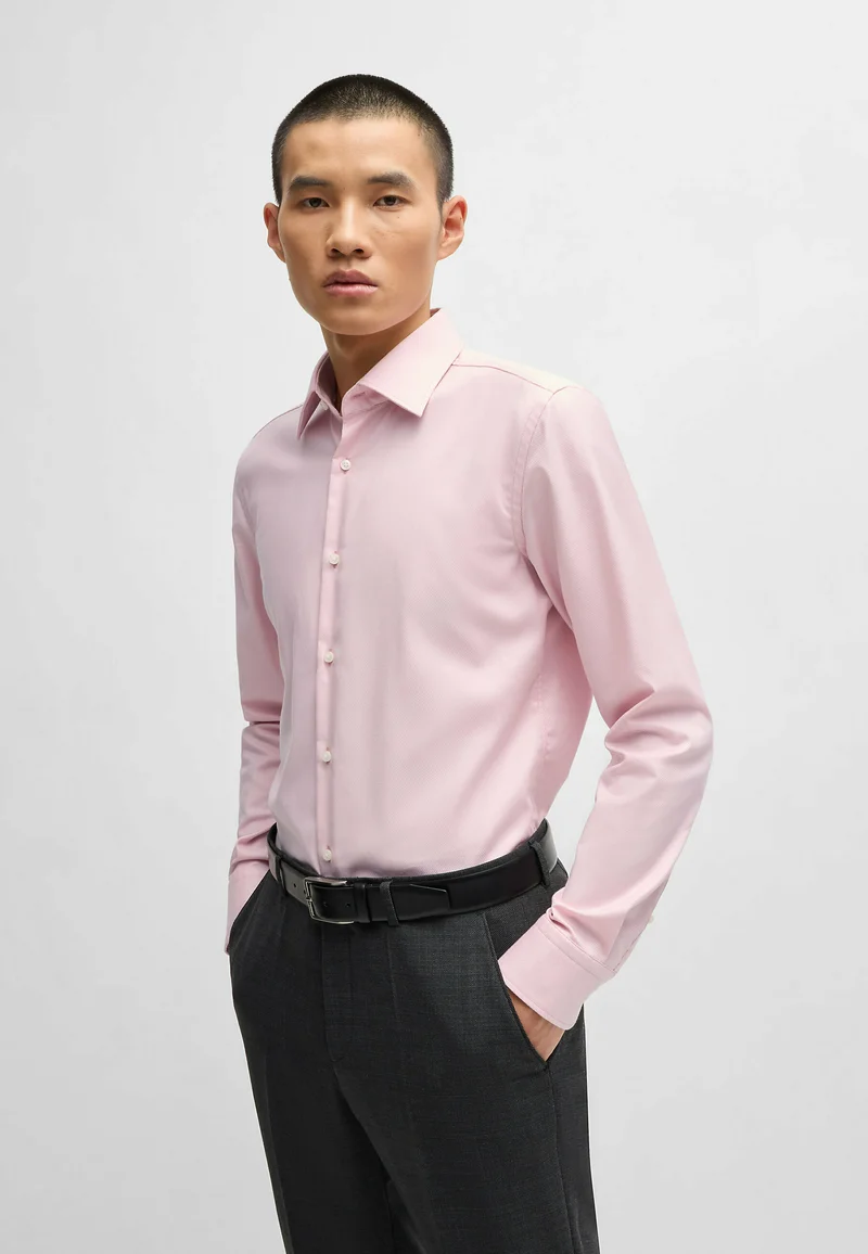 glamorous BOSS HANK KENT - Formal shirt light pink eight Clothing Sale Shirts Business Shirts