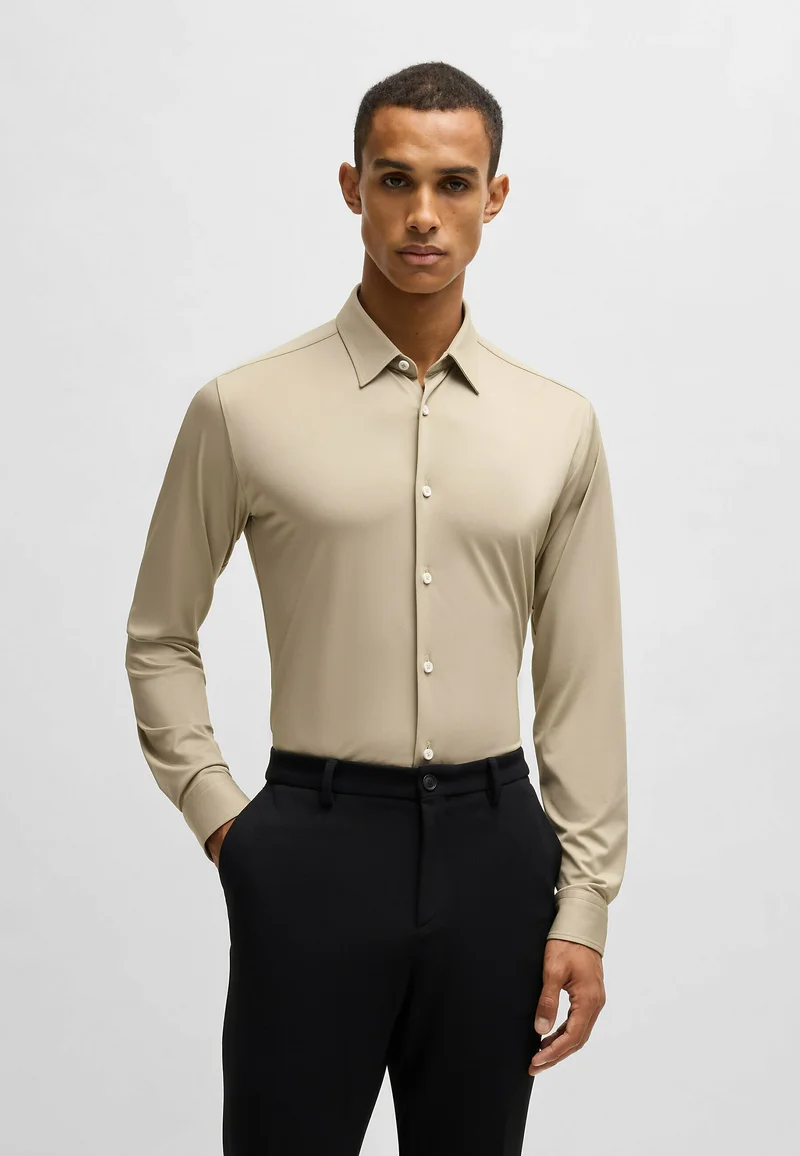 100% Satisfaction Guarantee BOSS P-ROAN  - Shirt light beige five Clothing Shirts Casual Shirts