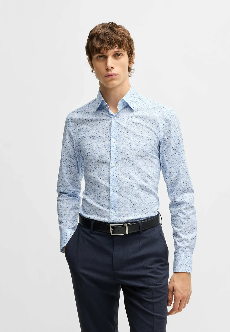 Available to buy online BOSS HANK-KENT - Shirt light blue Clothing Shirts Casual Shirts
