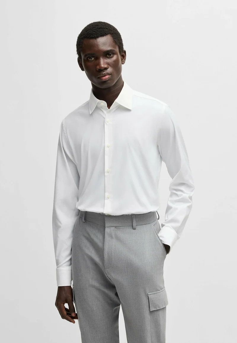 100% High Quality BOSS JOE KENT - Shirt white Clothing Shirts Casual Shirts