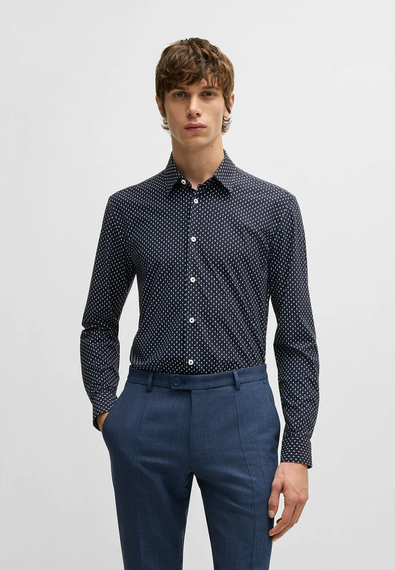 UK Discount Online Sale BOSS ROAN-KENT - Shirt dark blue ten Clothing Shirts Casual Shirts