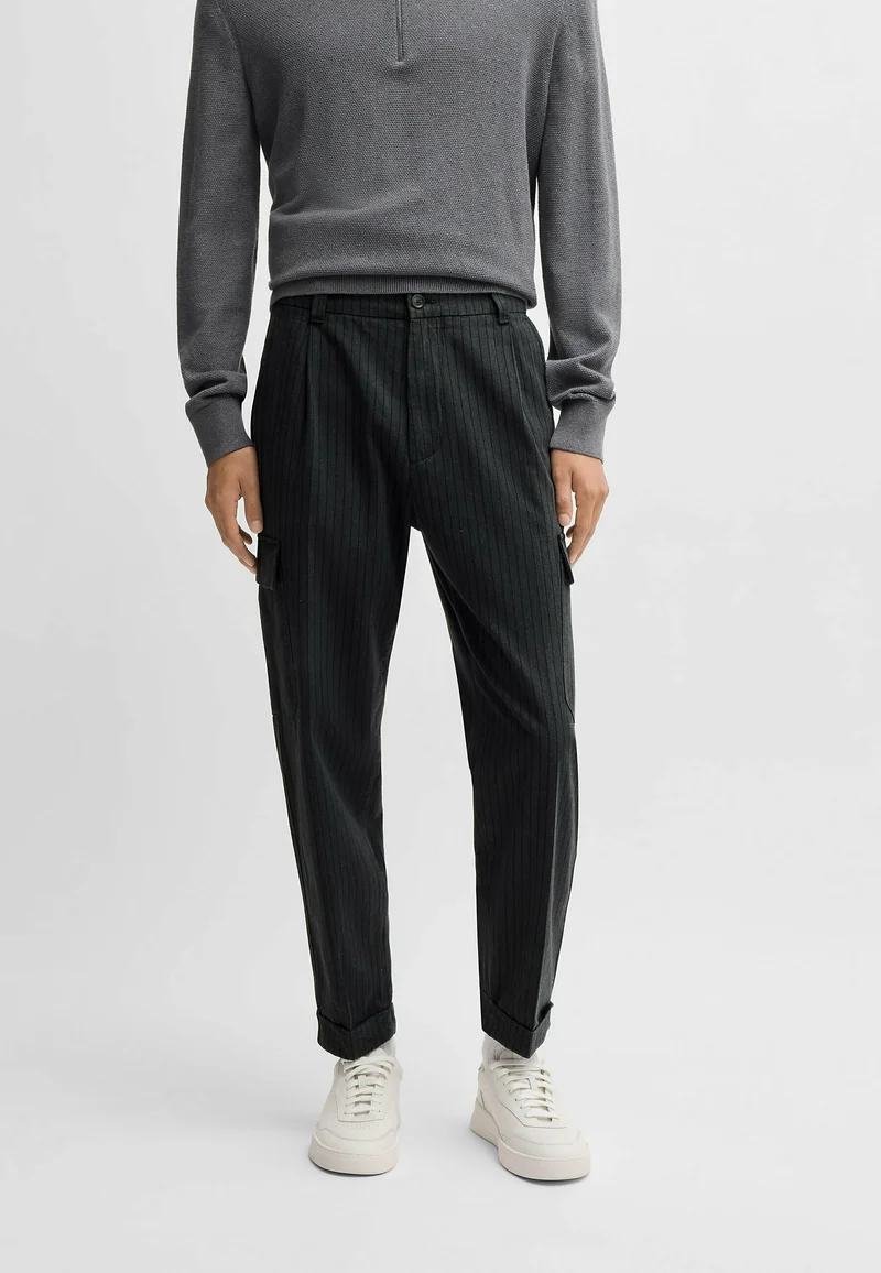 coupon codes BOSS PERIN - Cargo trousers dark grey nine Clothing Trousers Cargo trousers