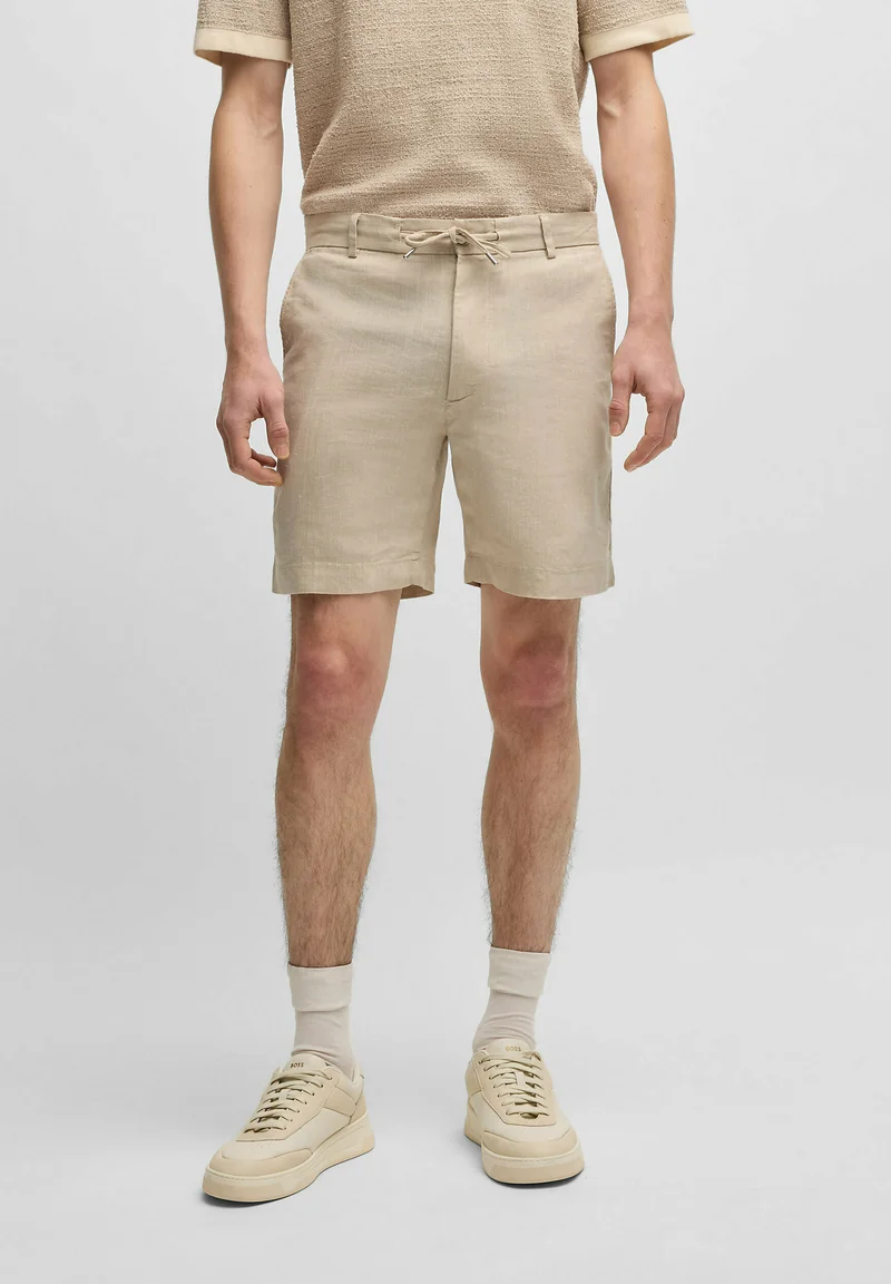 beautiful in colors BOSS Shorts - light beige five Clothing Casual Shorts
