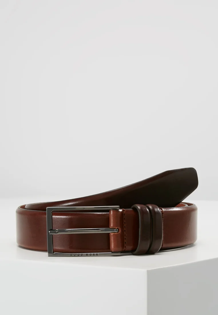 reliable quality BOSS CARMELLO - Belt business medium brown Accessories Belts Braided belt