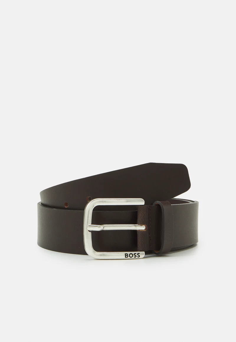 Free Shipping BOSS JANNI - Belt business dark brown Accessories Belts Braided belt