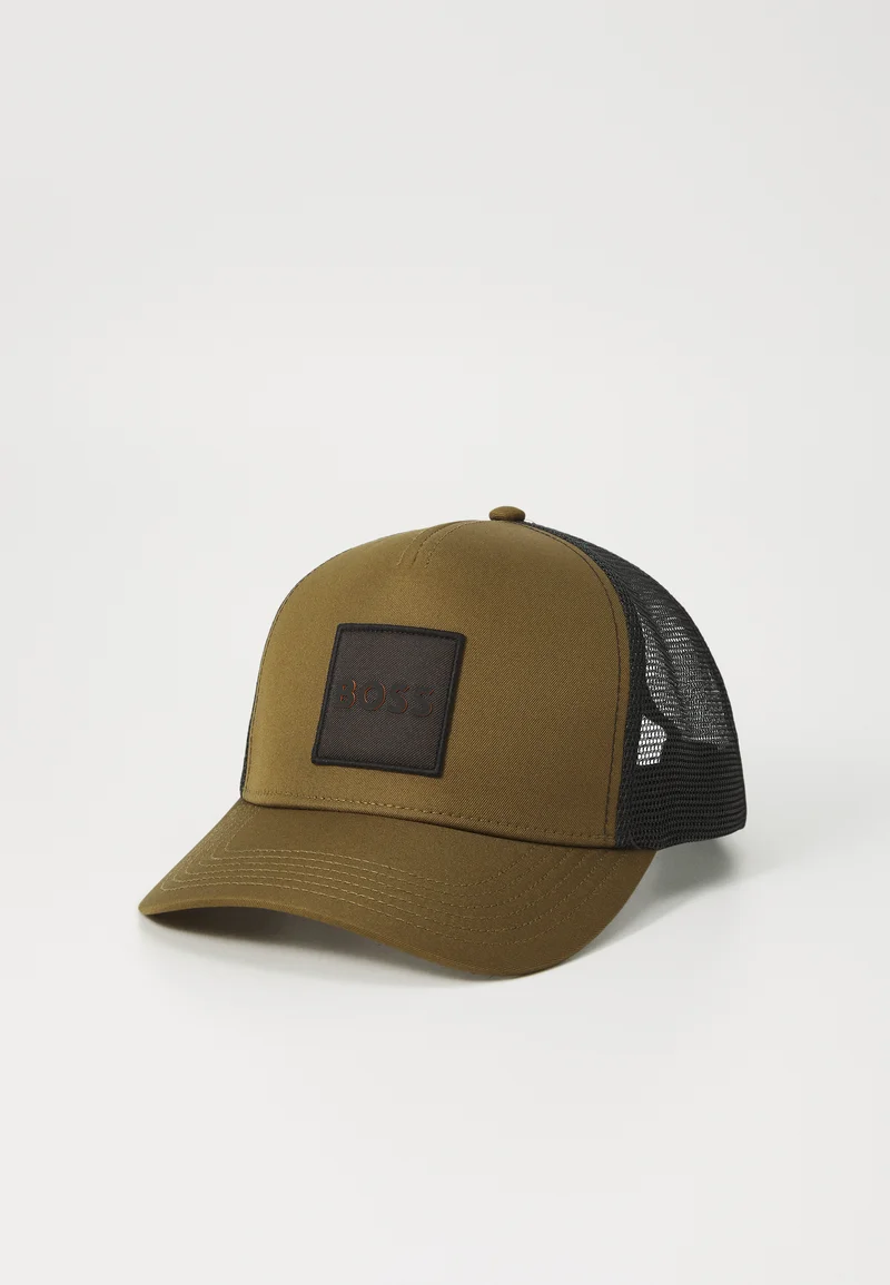 Official UK Stockists BOSS ELLIOT - Cap open green Accessories Beanies, hats & caps Caps