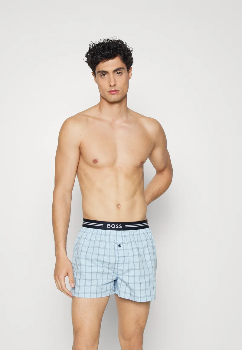 newest collection BOSS 3 PACK  - Boxer shorts open blue Clothing Underwear & Socks Underpants Boxer shorts