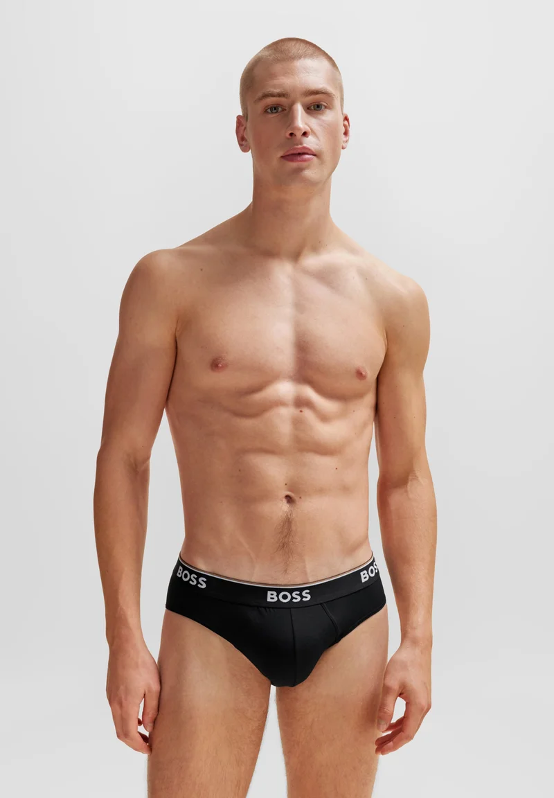 Hot Sale BOSS BRIEF POWER 3 PACK - Briefs open grey Clothing Sale Underwear & Socks Bathrobes