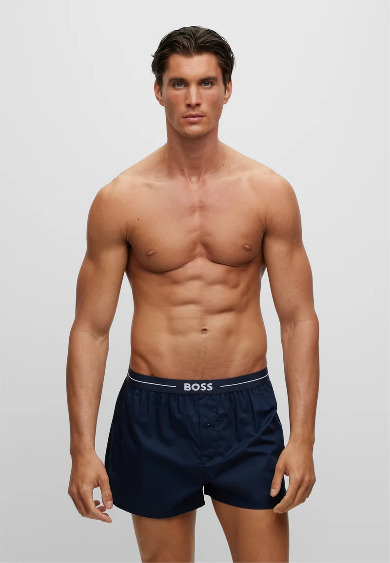 large discount BOSS 2 PACK - Boxer shorts dark blue Clothing Underwear & Socks Underpants Boxer shorts