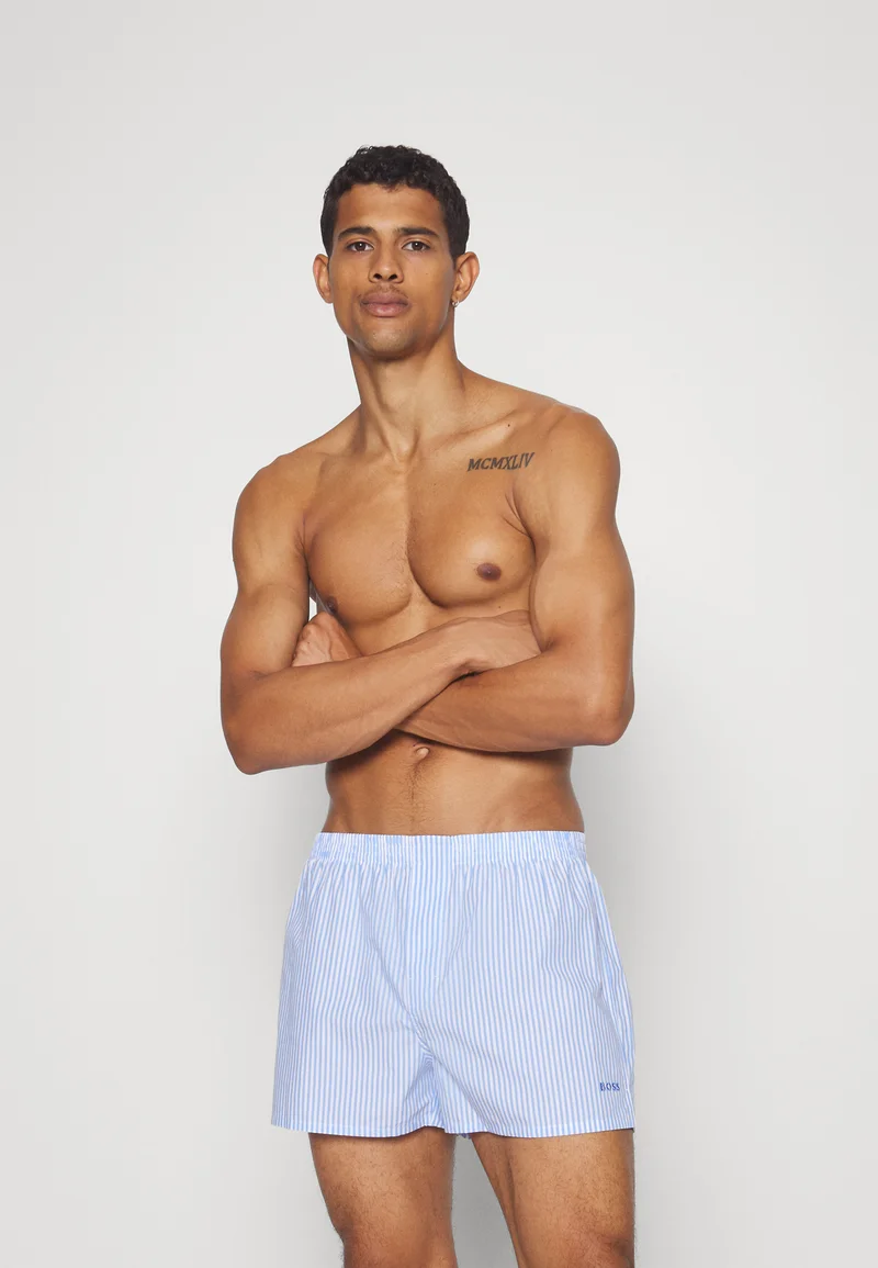 recognized brands BOSS 2 PACK - Boxer shorts open blue Clothing Sale Underwear & Socks Bathrobes Boxer shorts