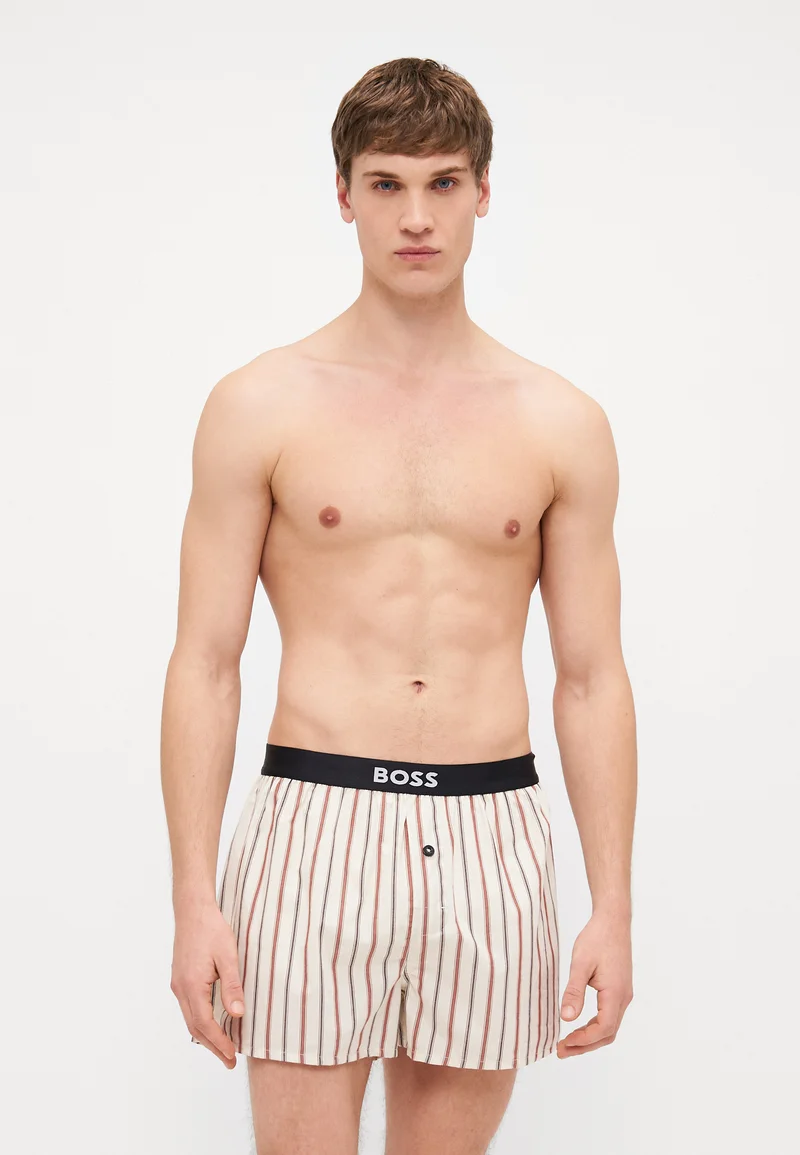 authentic quality BOSS 2 PACK - Boxer shorts open white Clothing Underwear & Socks Underpants Boxer shorts