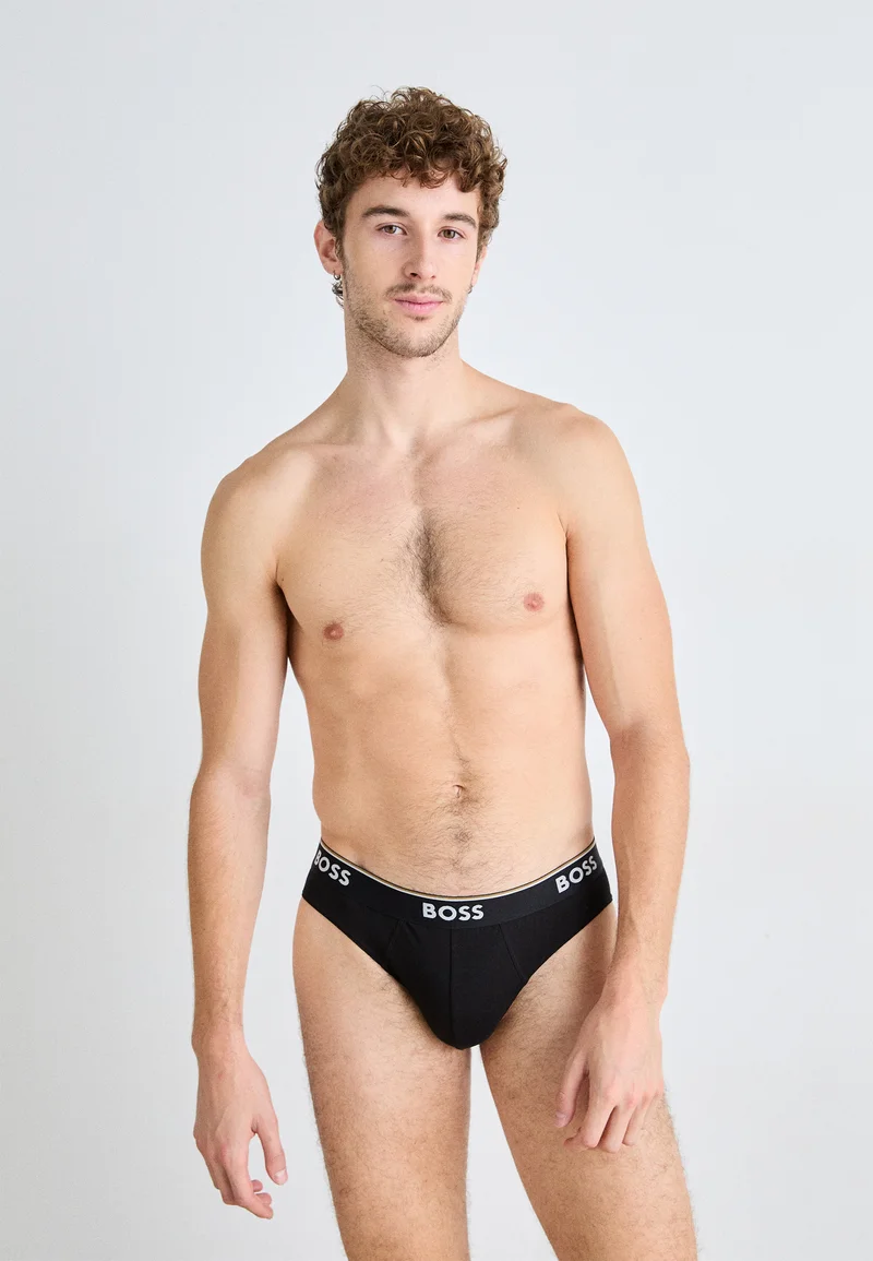 collection BOSS BRIEF POWER 3 PACK - Briefs black/blue/dark blue Clothing Sale Underwear & Socks Bathrobes