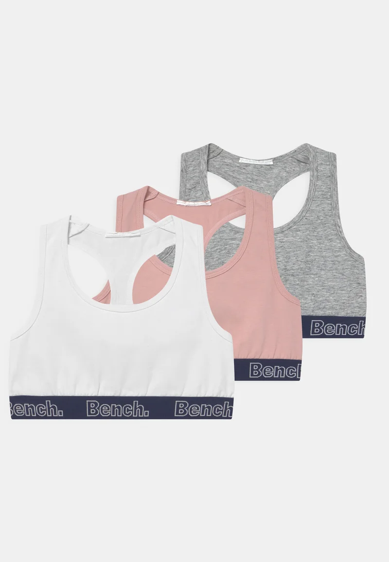 Outlet Online Bench 3 PACK - Bustier white Clothing Underwear & Nightwear Underwear Bras & bustiers