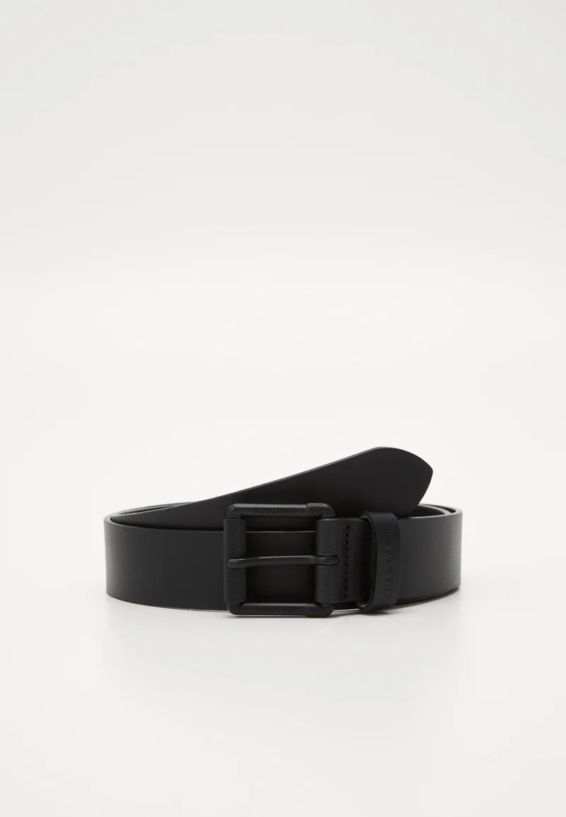 Official Belstaff ROLLER BUCKLE UNISEX - Belt black Accessories Belts Braided belt