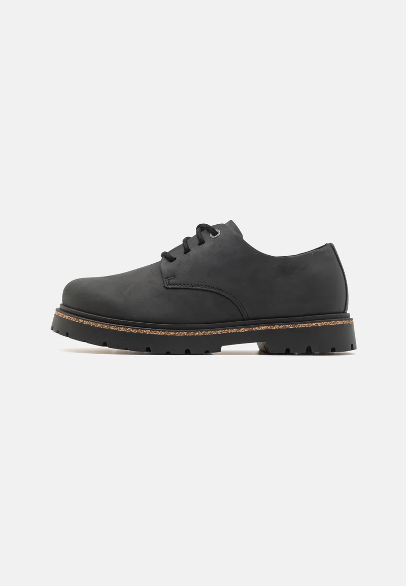 stable quality Birkenstock HIGHWOOD LACE LOW REGULAR UNISEX - Casual lace-ups black Shoes Sale Lace-up shoes Boat shoes