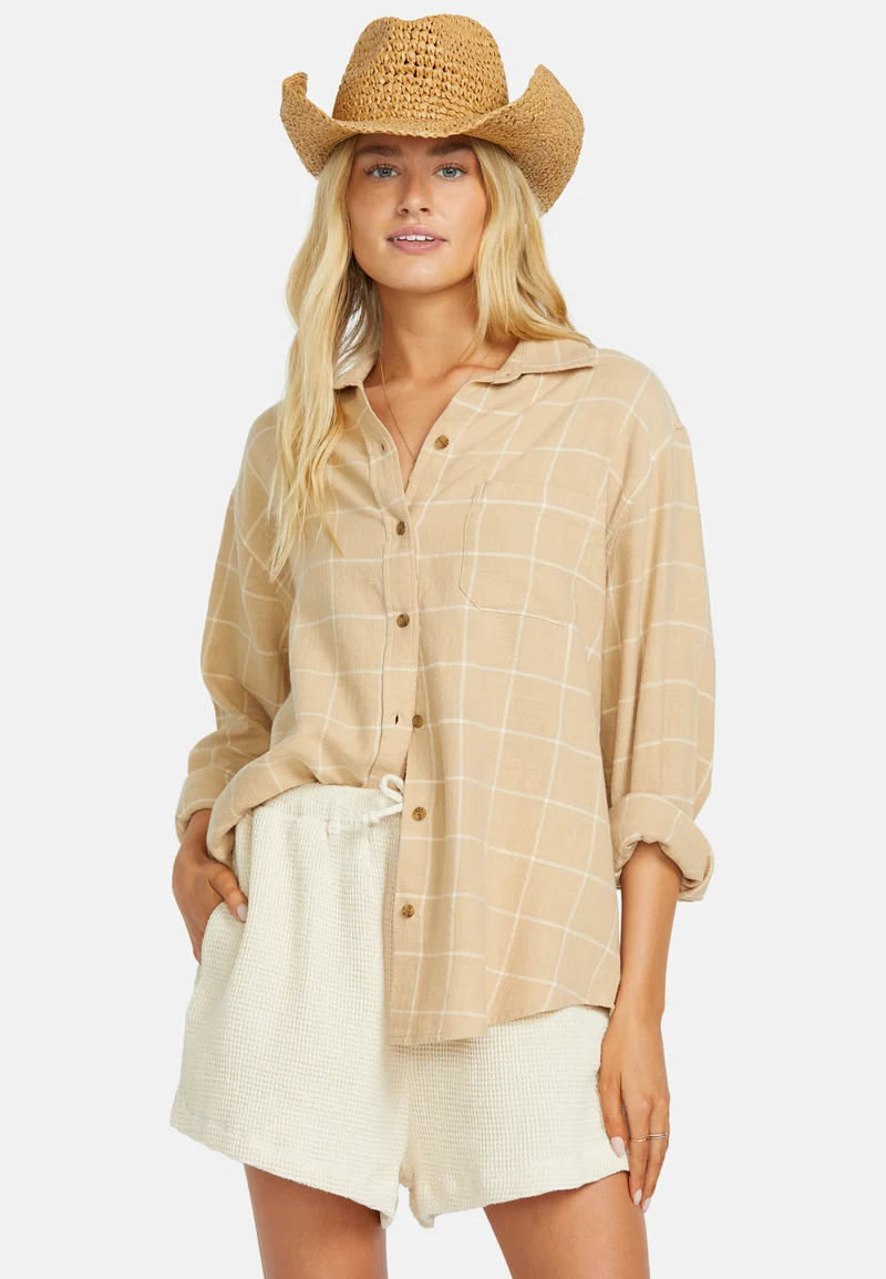 Online Billabong LAYER UP LANGÄRMELIGES - Button-down blouse tzj Streetwear Clothing Shirts & Blouses Blouses