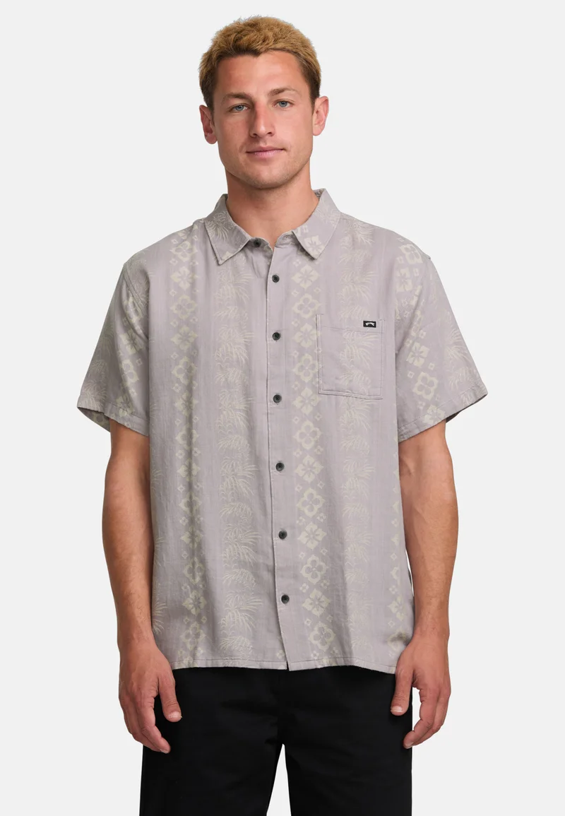 100% High Quality Billabong SUNDAYS JACQUARD SS - Shirt lpu Clothing Shirts Casual Shirts