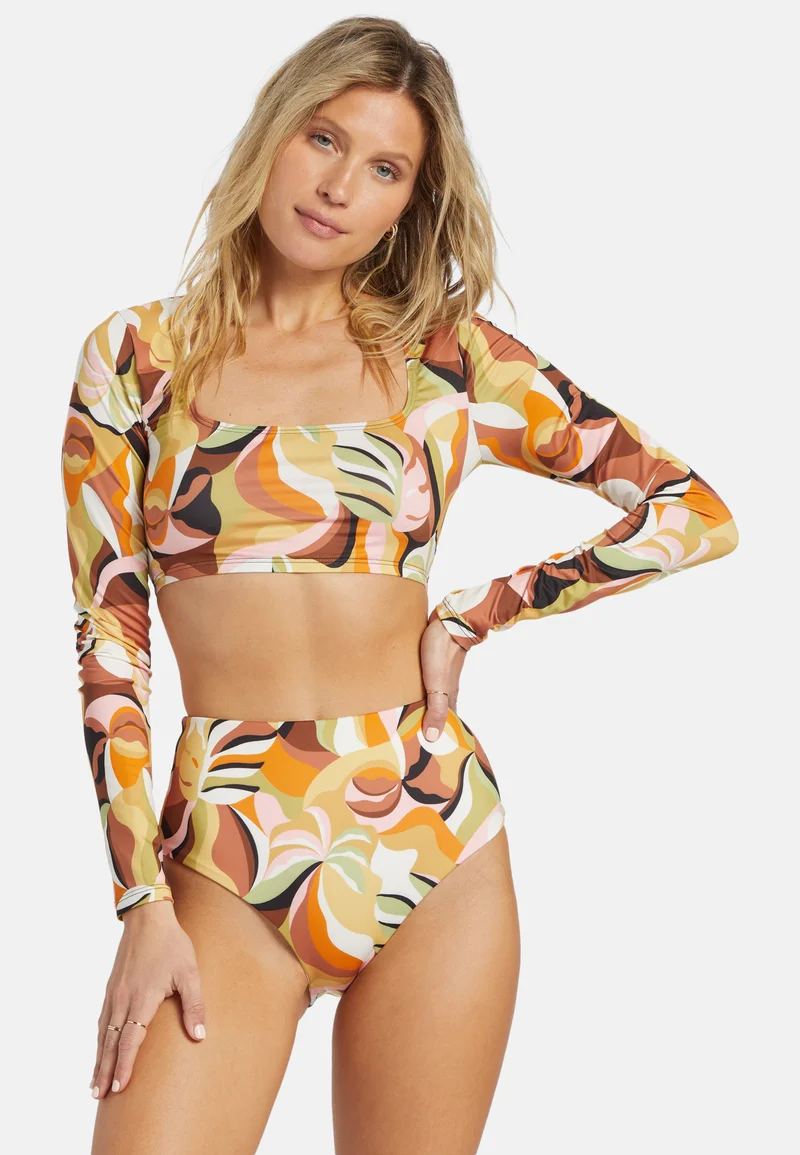 Hot Sale Billabong RETURN TO PARADISE CROP - Bikini top multi-coloured Streetwear Sale Streetwear Clothing Socks Bikinis