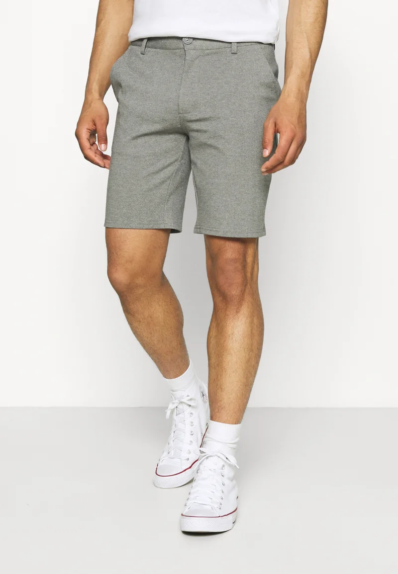 100% High Quality Blend BHShorts - Shorts pewter mix Clothing Casual Shorts