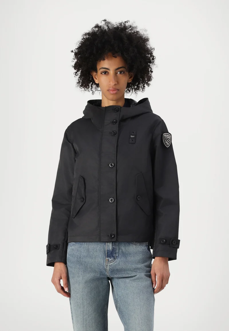 Unbeatable Offers Blauer MARCELLA - Light jacket nero Clothing Jackets & Blazers Bomber Jackets