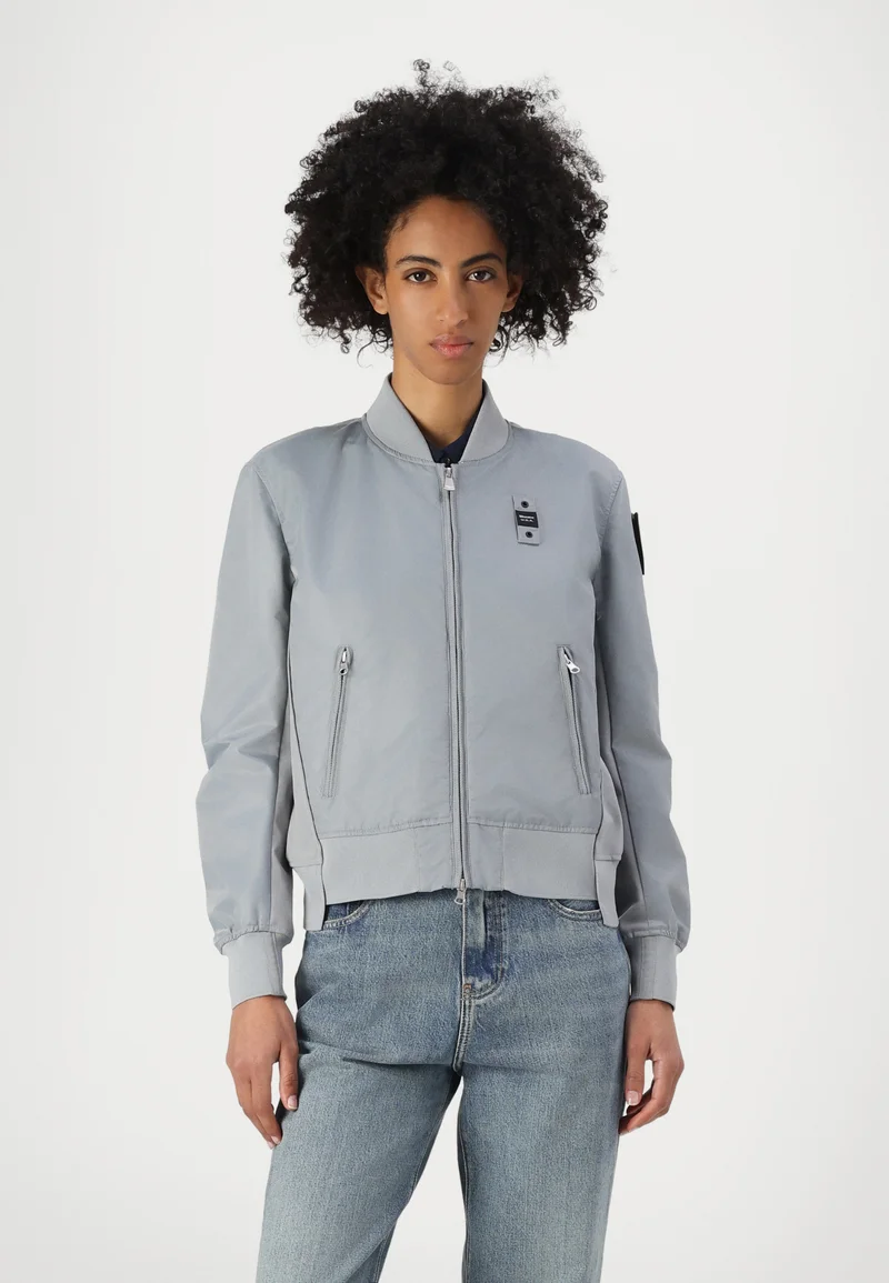 accessories Blauer LAURIE - Bomber Jacket grigio grifone Clothing Jackets & Blazers Bomber Jackets