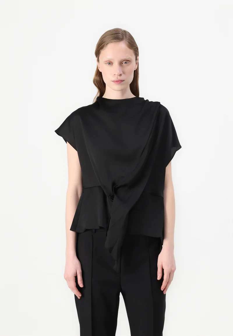 wide varieties Bruuns Bazaar ACACIA TINJA BLOUSE - Blouse black Clothing Shirts & Blouses Blouses