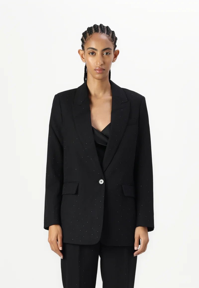 luxurious Collection Bruuns Bazaar CORYMBIA - Blazer black Clothing Jackets & Blazers Blazers