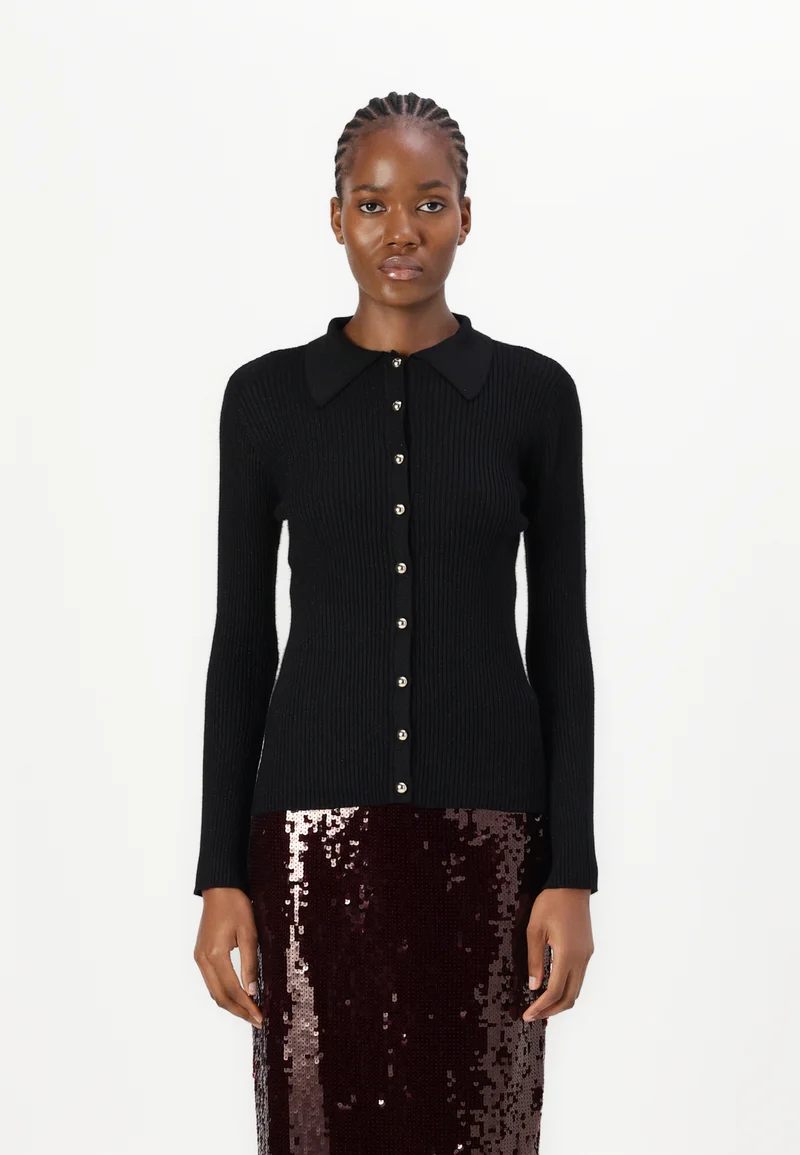 various styles Bruuns Bazaar ANEMONES SEYRA  - Cardigan black Clothing Knitwear & Cardigans Cardigans