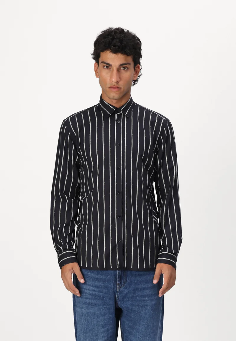Authentic Bruuns Bazaar VANIGILLY SHIRT - Shirt black Clothing Sale Shirts Business Shirts