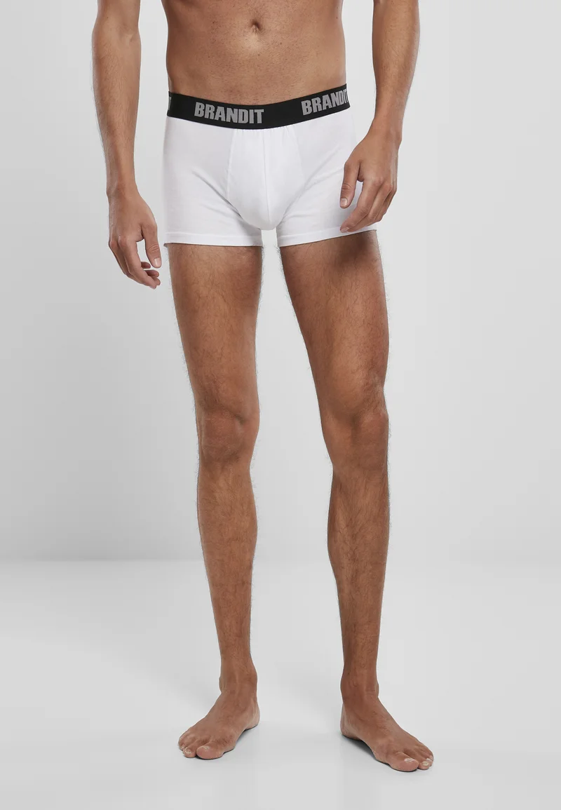 quality and quantity assured Brandit 2 PACK - Pants wht/blk Clothing Underwear & Socks Underpants Boxer shorts