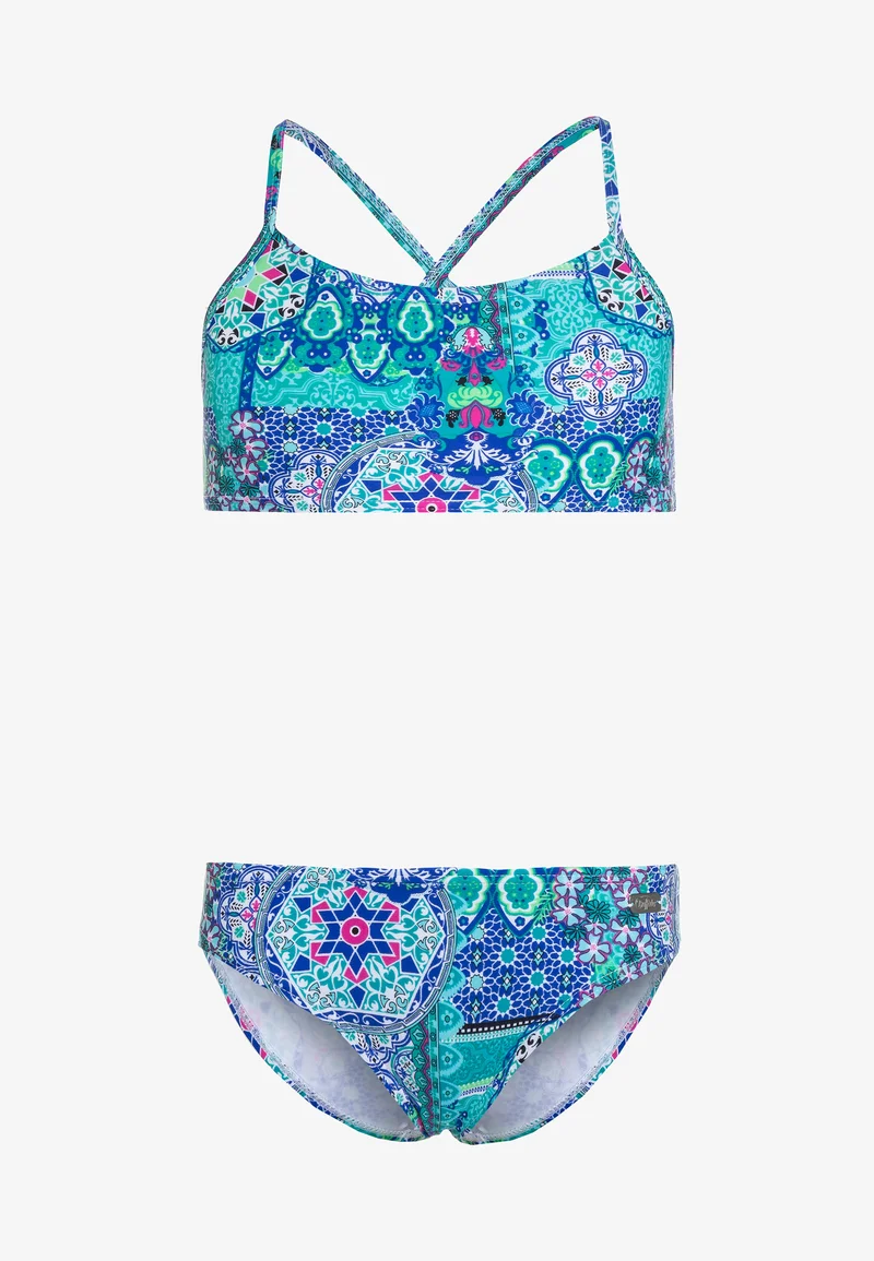 top brands Buffalo BUSTIER BIKINI SET - Bikini turquoise Clothing Swimwear Bikinis